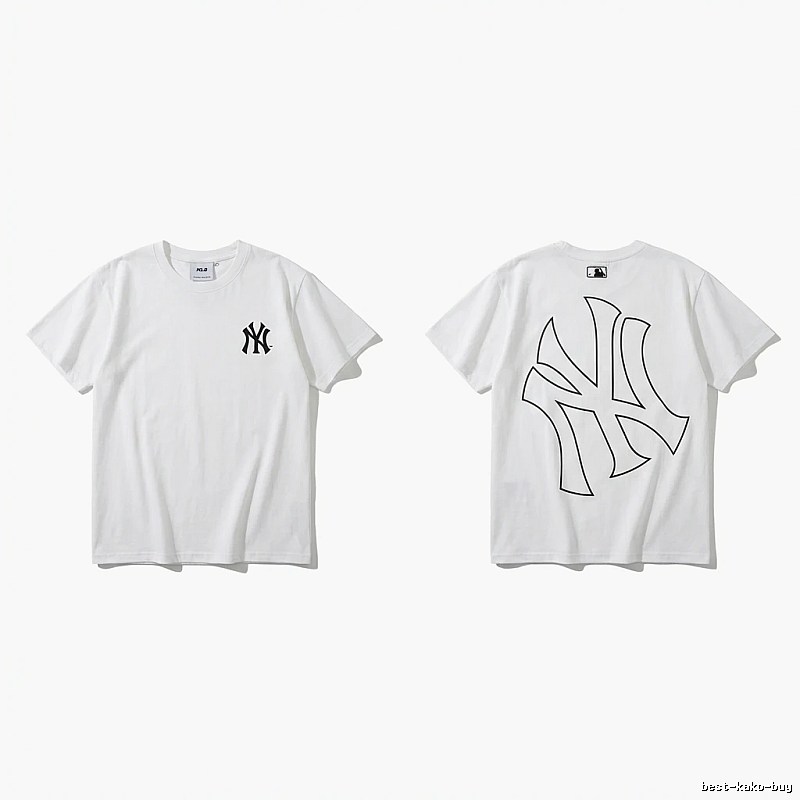 MLB New York Yankees minimalist style white T-shirt
