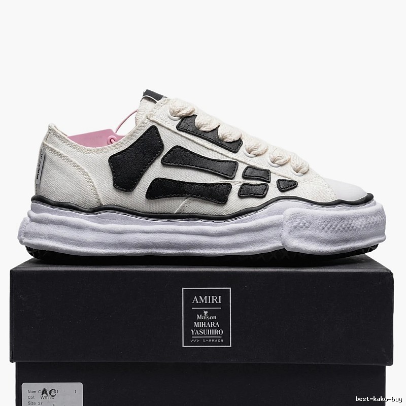MMY Deconstructed Style Black and White Sports Shoes