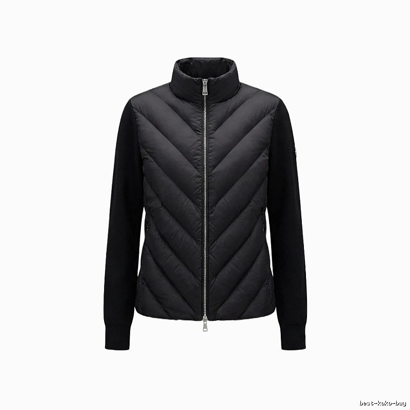 Moncler black casual style down jacket