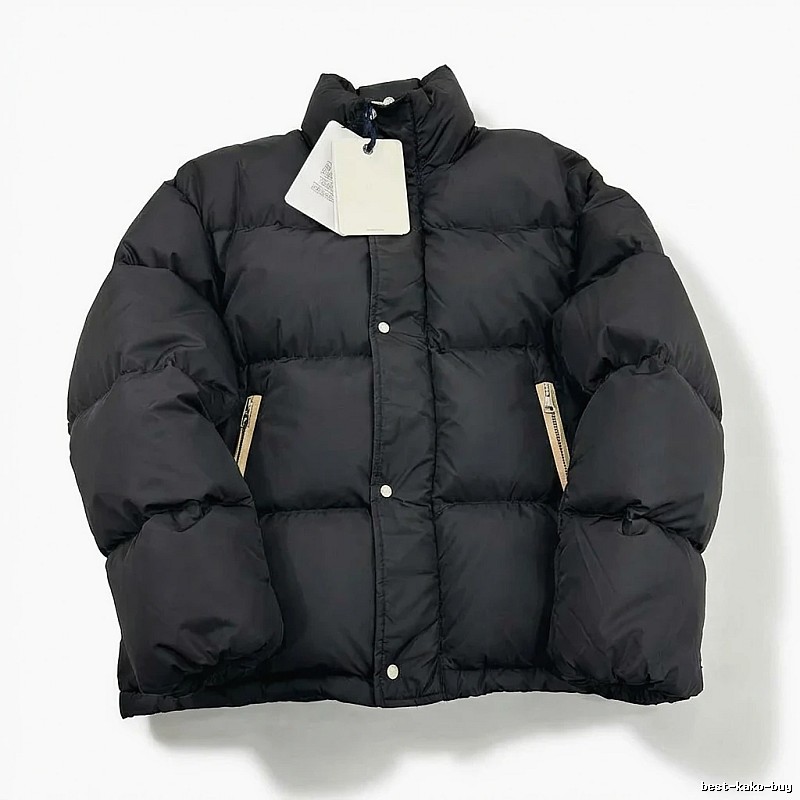 Moncler black short down jacket