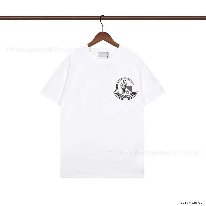 Moncler Logo Casual Style White Short-sleeve T-shirt