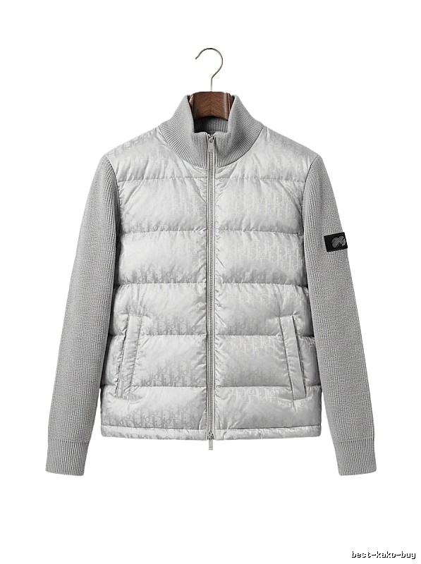 Moncler Silver Grey Trendy and Cool Down Jacket