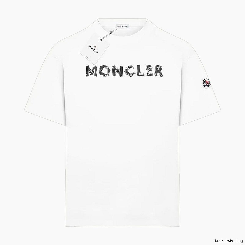 Moncler Simple and Fashionable White T-shirt