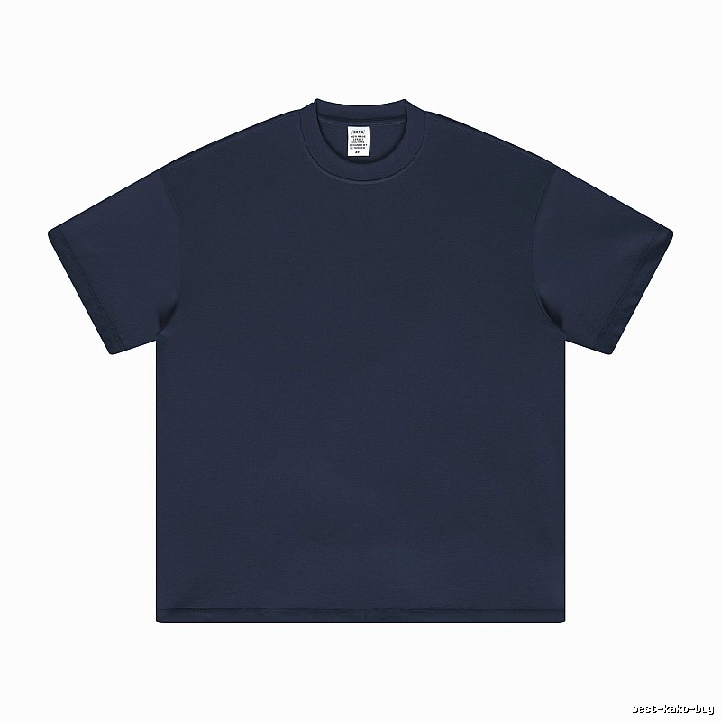 Monogram Plain white T-shirt Minimal White Short for Layered Styling