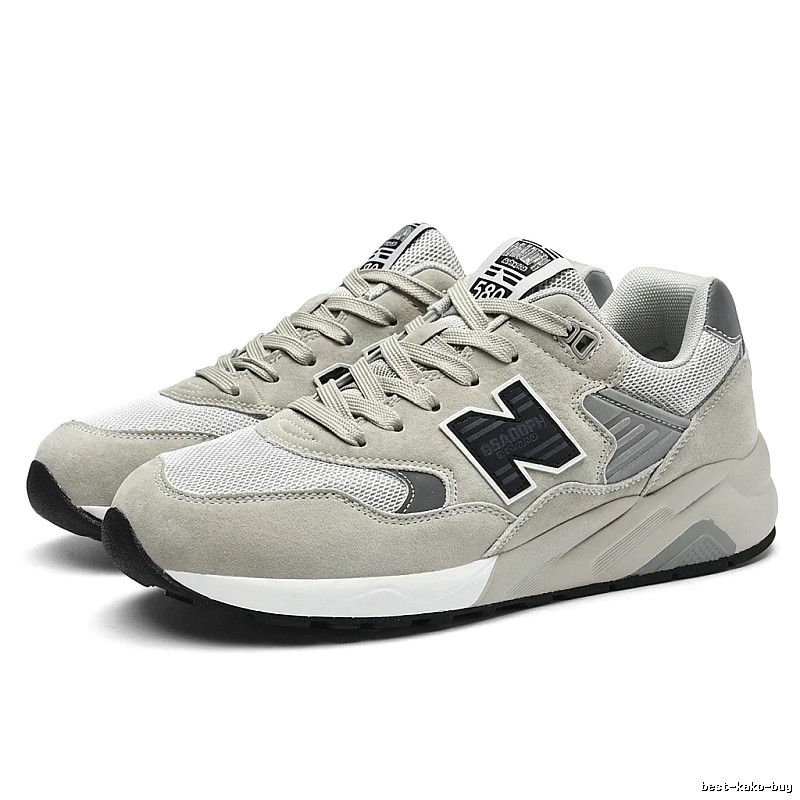 New Balance 580 retro style grey shoes