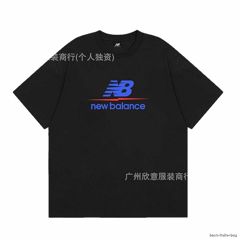 New Balance Printed Casual Black T-Shirt
