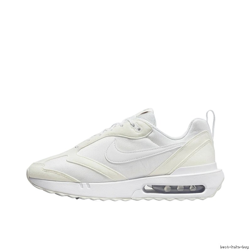Nike Air retro-style white shoes
