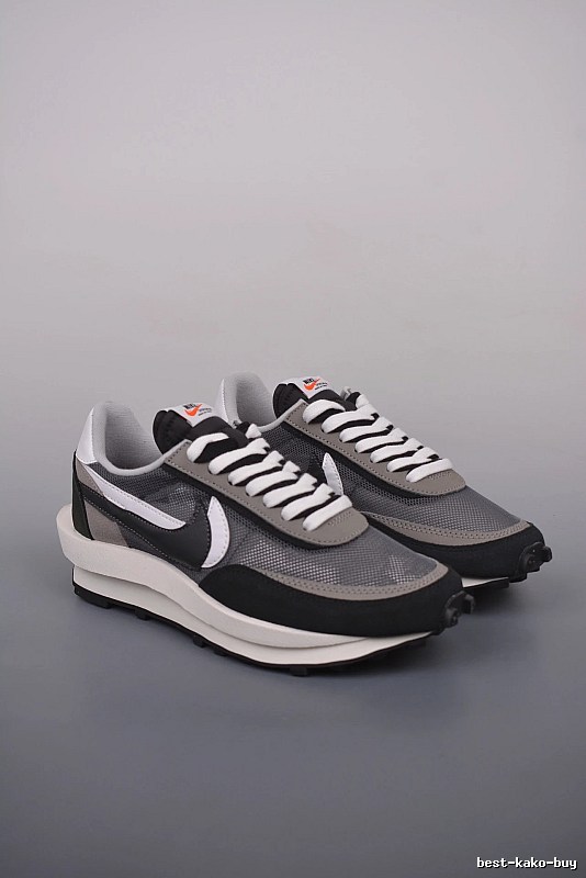 Nike Black and Gray Retro Runners Defined by Tonal Mesh Panels