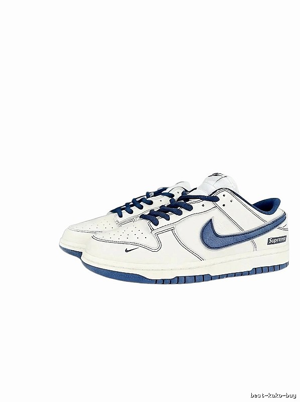 Nike co-branded blue and white casual shoes