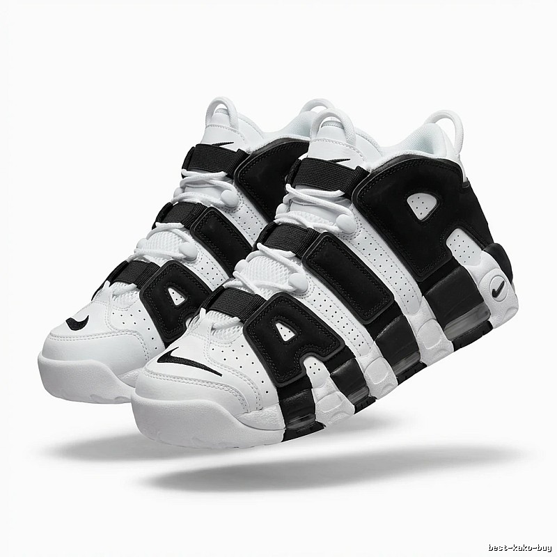 Nike Pippen Black and White Retro Athletic Shoes
