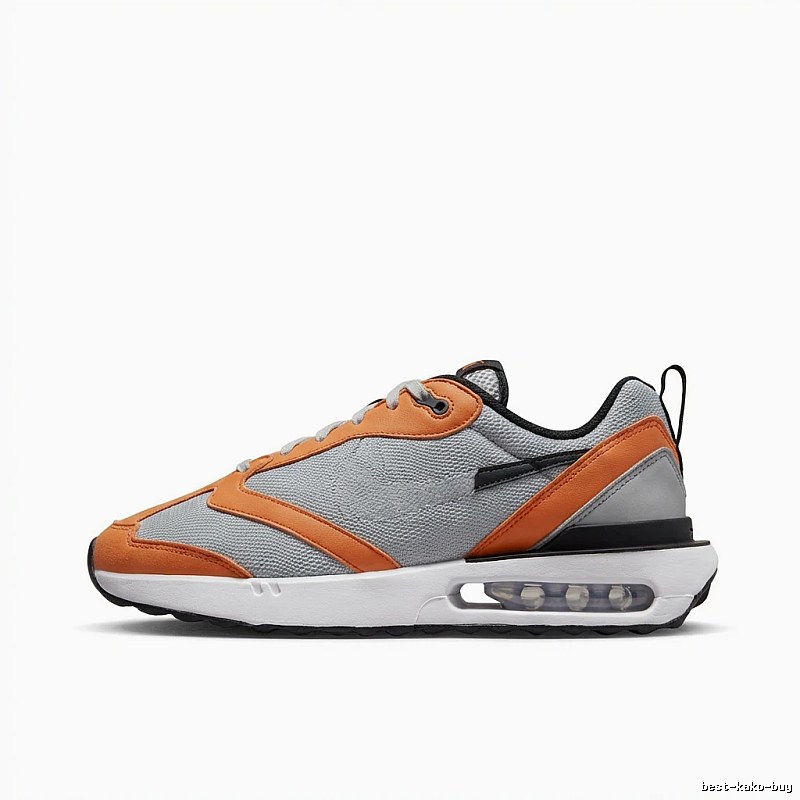Nike retro orange - grey sports shoes