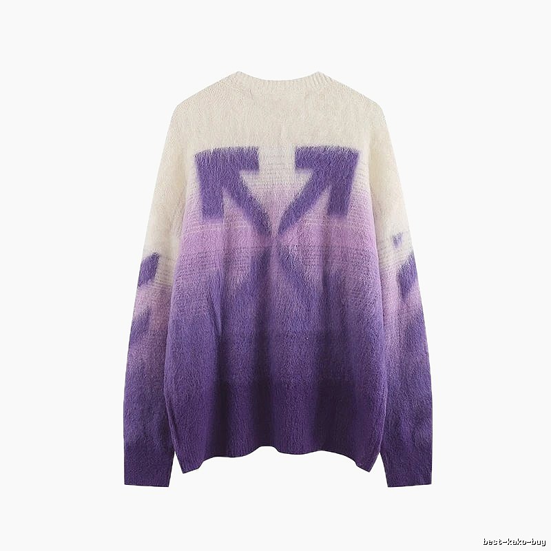 Off-White Gradient Trendy Sweater