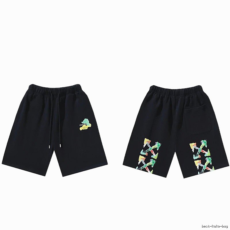 Off-White Style 007 Graffiti Shorts