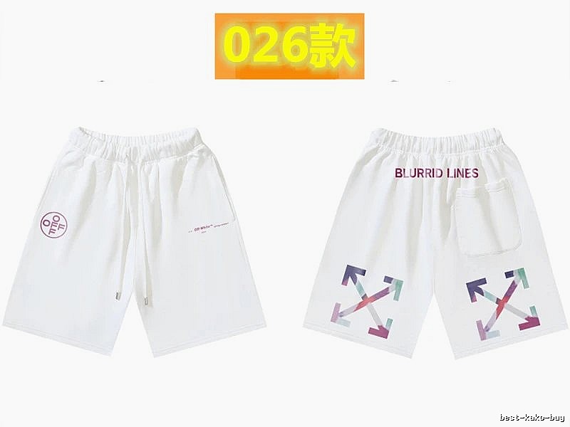 Off-White Style 026 Trendy Brand White Shorts
