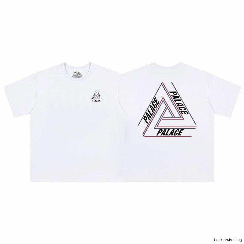 Palace Classic Triangle Street Style White T-shirt