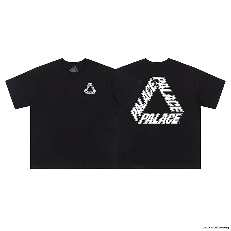 Palace Classic Triangular Street Style Black T-Shirt