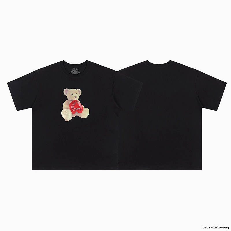 Palace Love Bear Street Style Black T-Shirt