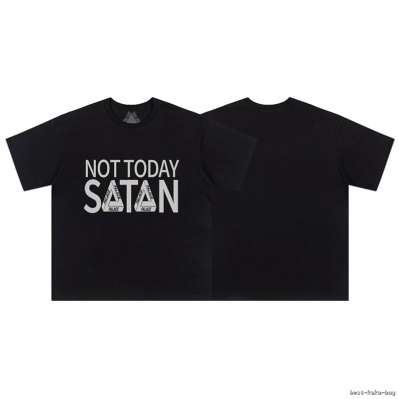 Palace Triangle Print Street Style Black T-Shirt