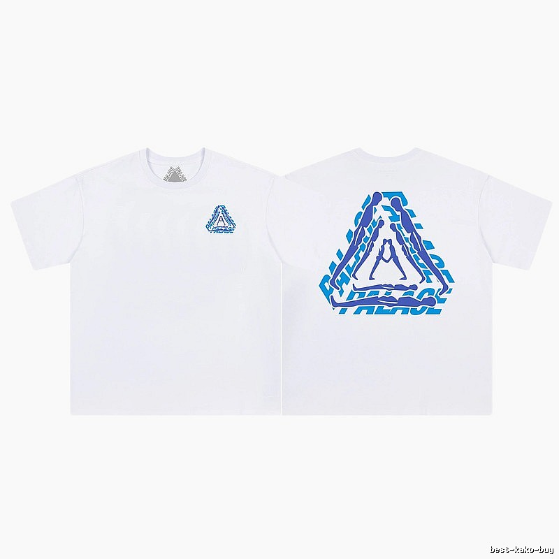 Palace Triangle Print Street-style White T-Shirt