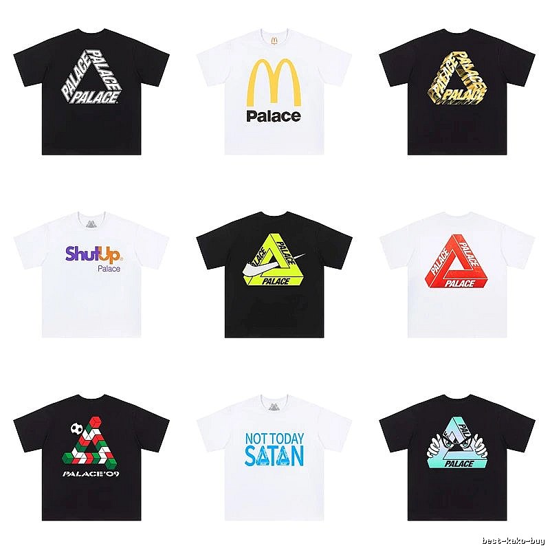 Palace Triangle Series Street Style Multicolor T-shirt