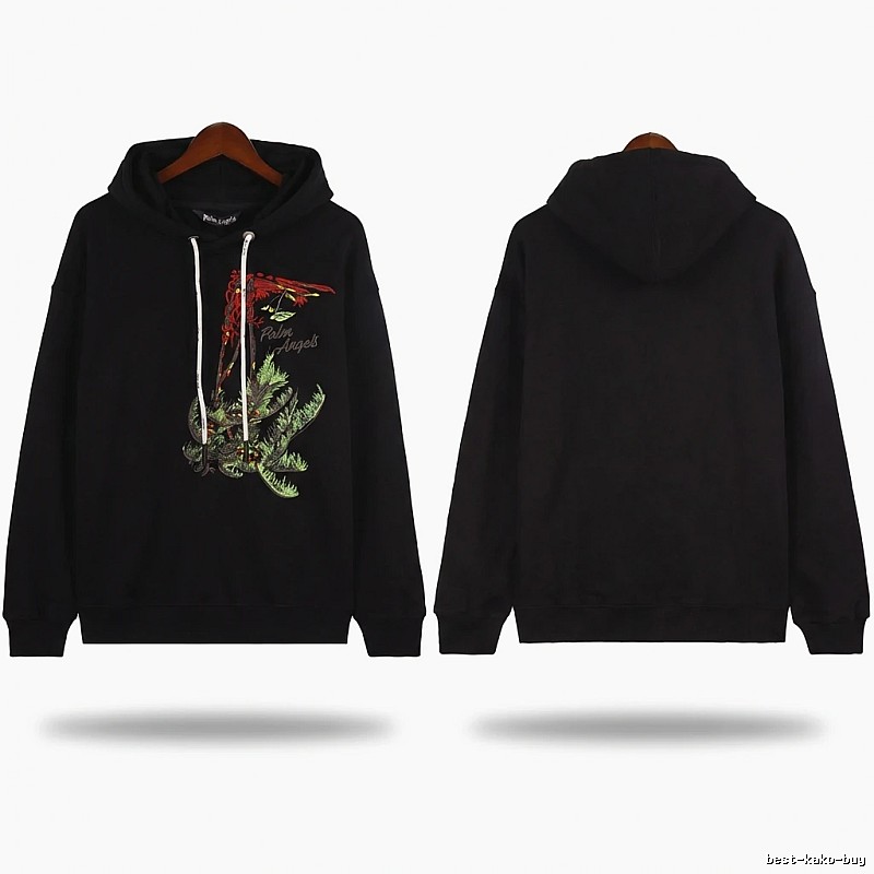 Palm Angels Animal Print Trendy Style Sweatshirt