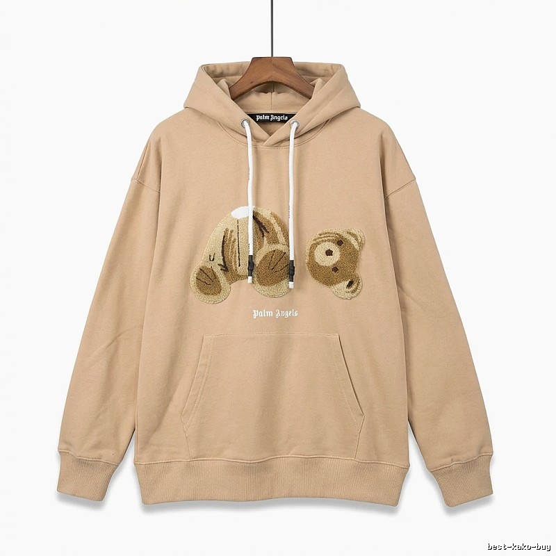Palm Angels Bear Series Khaki Sweatshirt