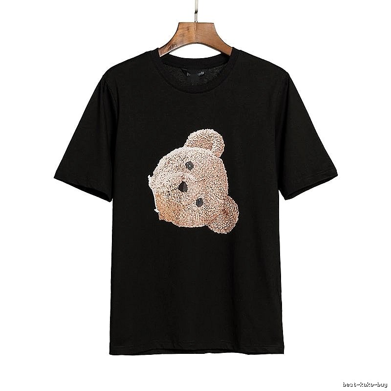 Palm Angels Lightweight Bear graphic T-shirt White Colorful Bear for Gift Ideas