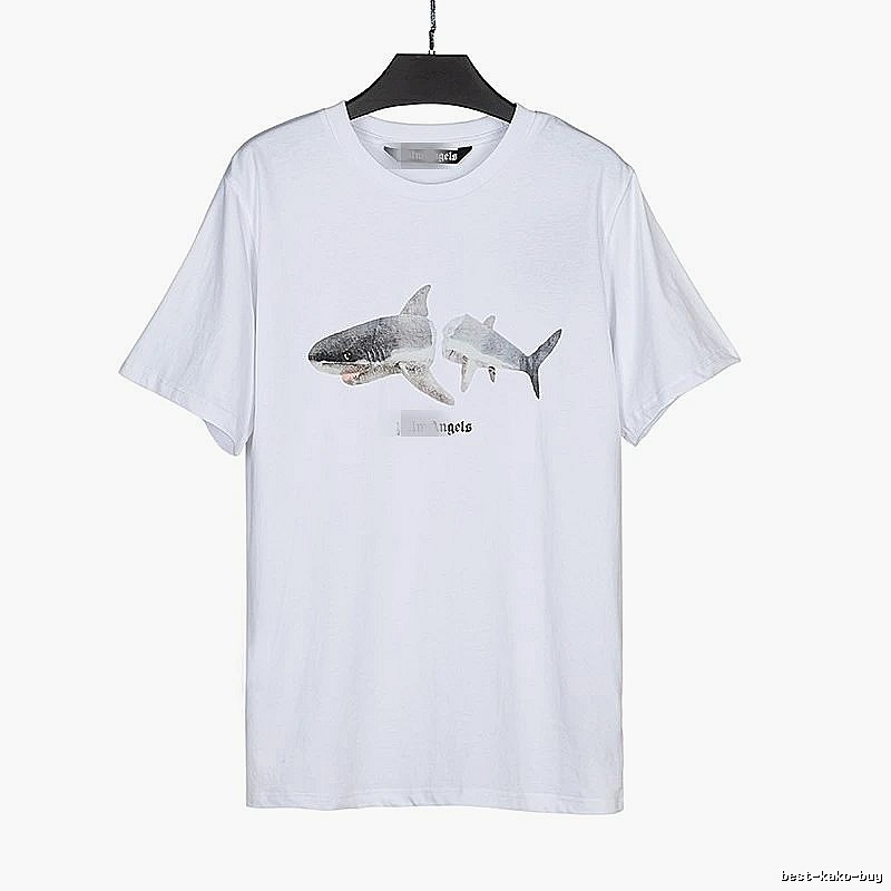 Palm Angels Patterned Bear graphic T-shirt White Colorful Bear with Polished Detail