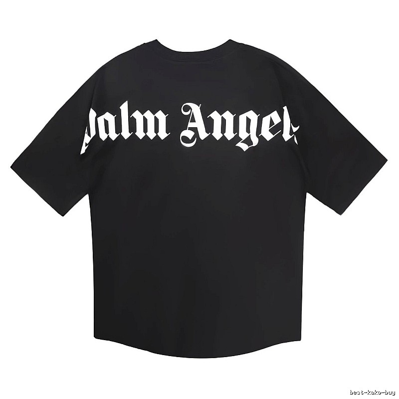 Palm Angels Patterned Logo T-shirt White Palm Tree with Signature Styling