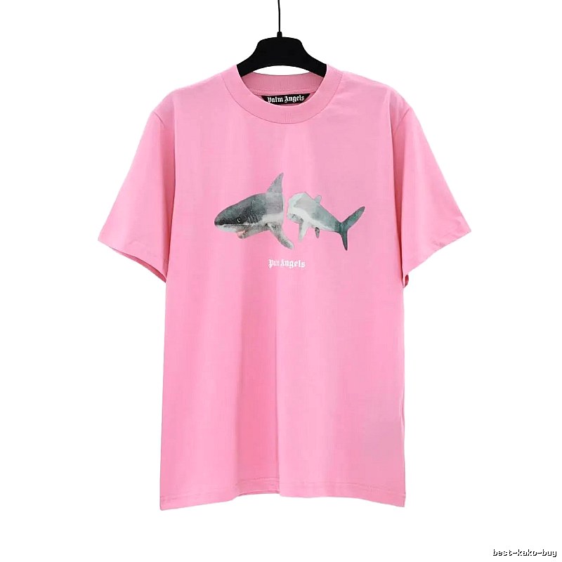 Palm Angels Premium Style Bear graphic T-shirt White Colorful Bear for Resort Outfits