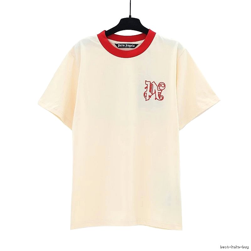 Palm Angels Resort Logo T-shirt White Palm Tree for Travel Looks