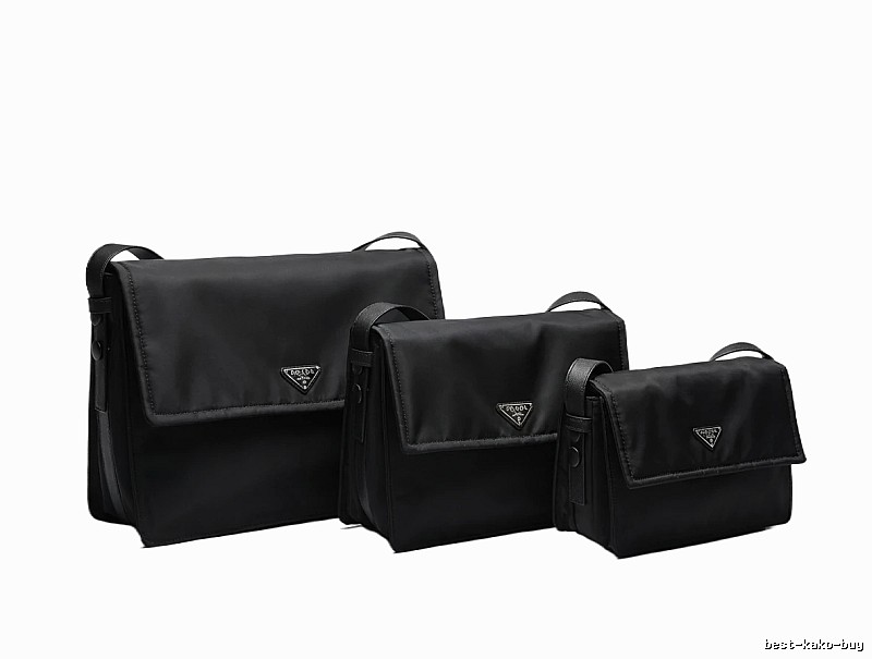Prada cini Cool Handsome Style Black Bag