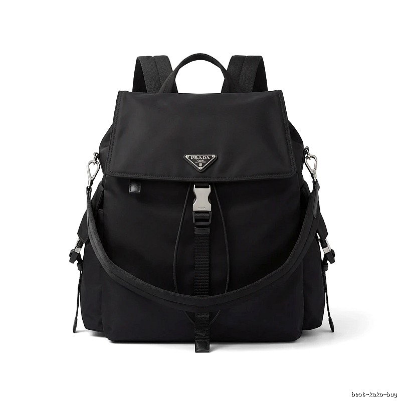 Prada classic black backpack
