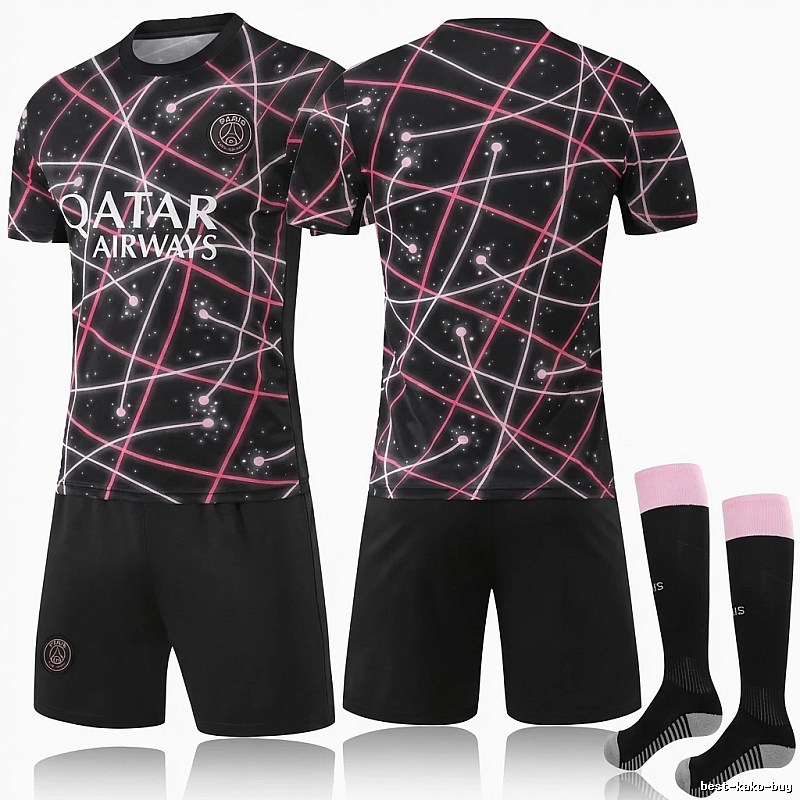 PSG Starry Sky Style Black Jersey