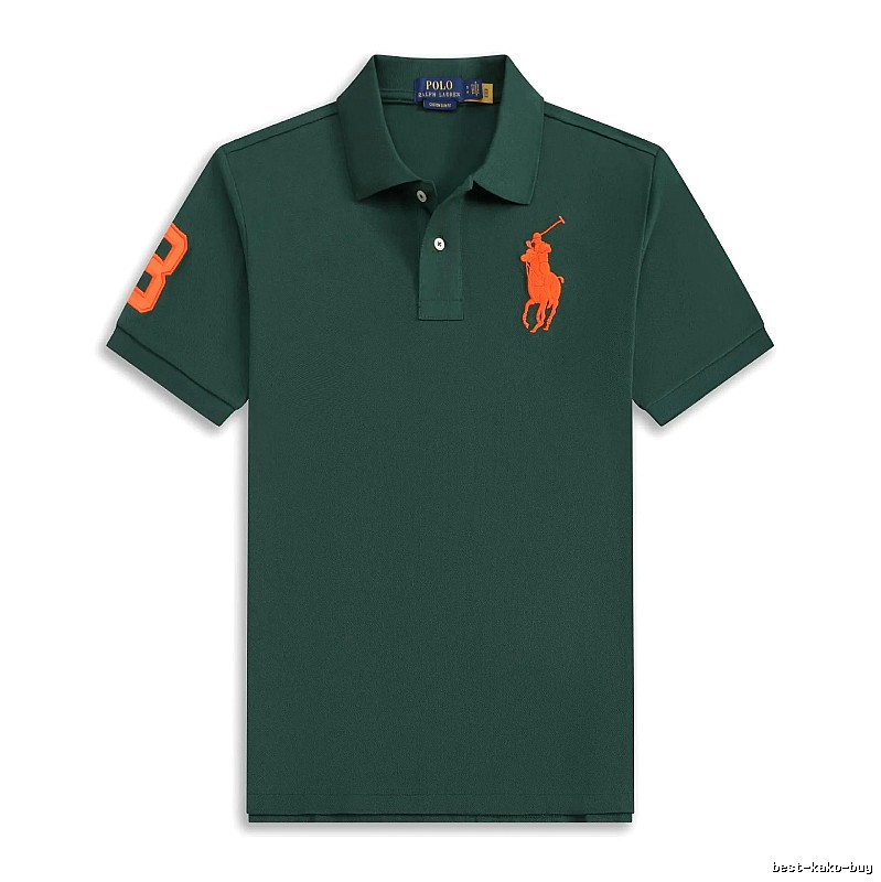 Ralph Lauren Polo American retro style dark green shirt