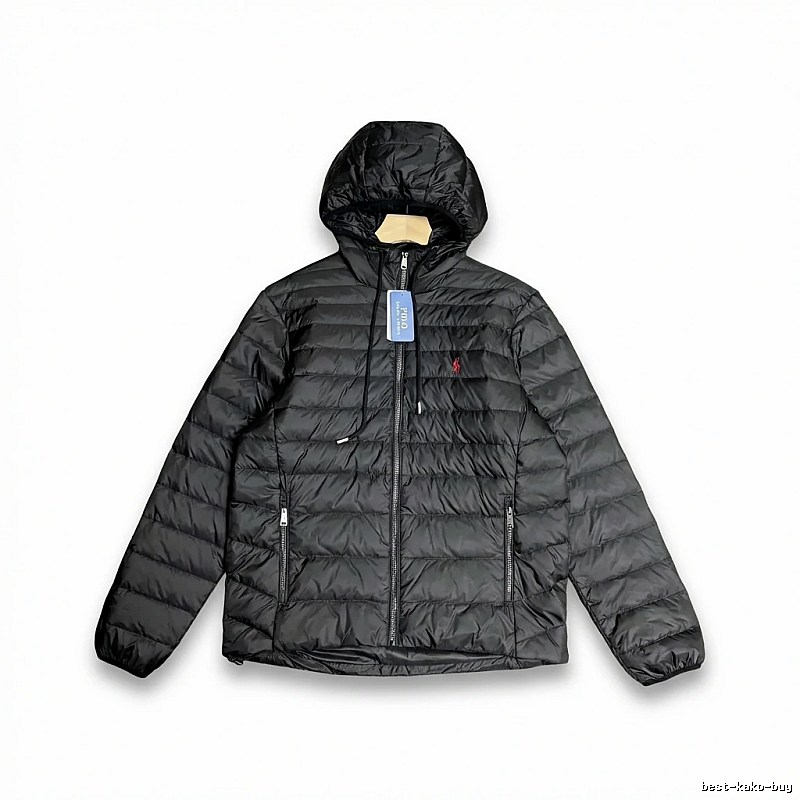 Ralph Lauren Polo Black Simple Down Jacket