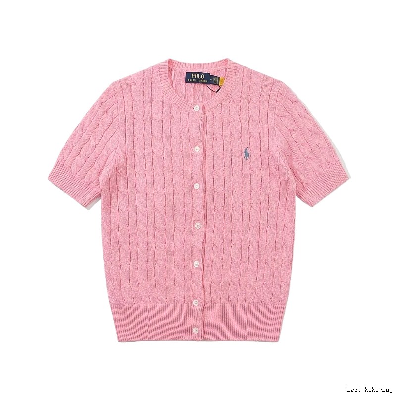 Ralph Lauren Polo pink knitted cardigan
