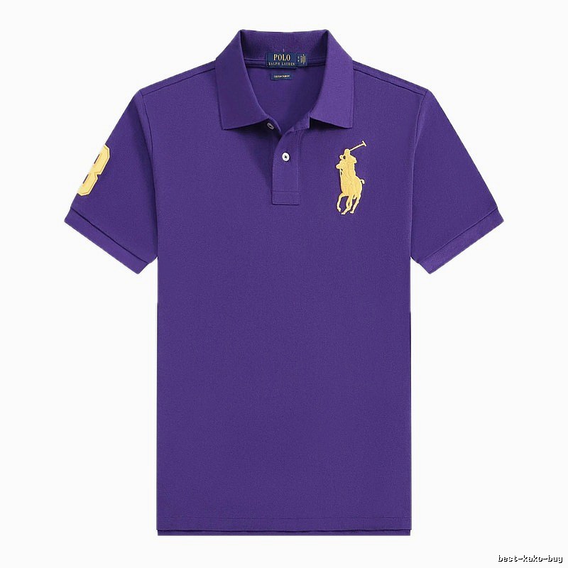 Ralph Lauren Polo Purple Classic Style Short-Sleeve