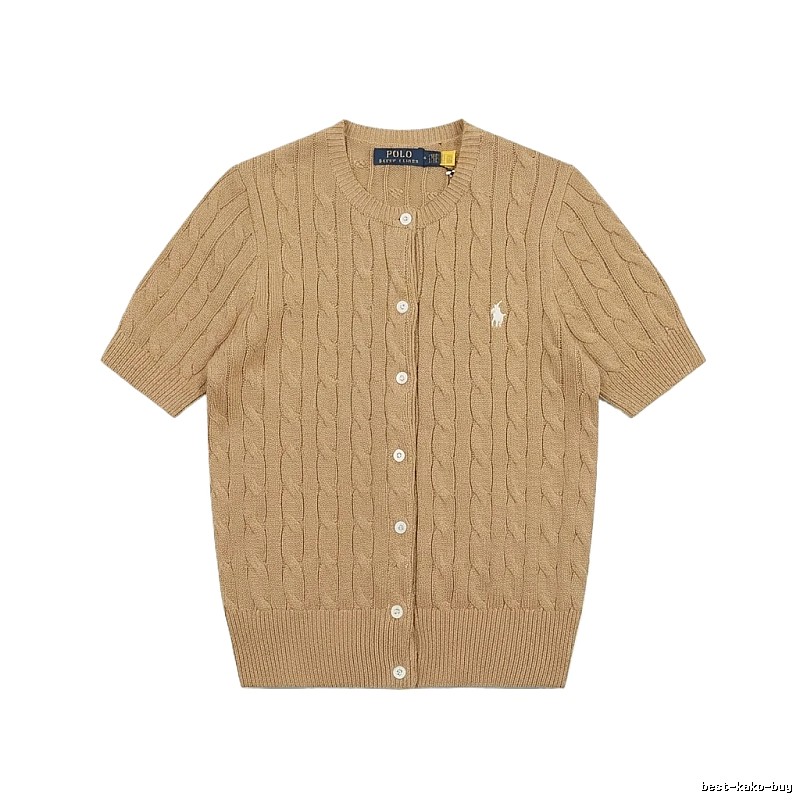 Ralph Lauren Polo Retro Brown Cardigan