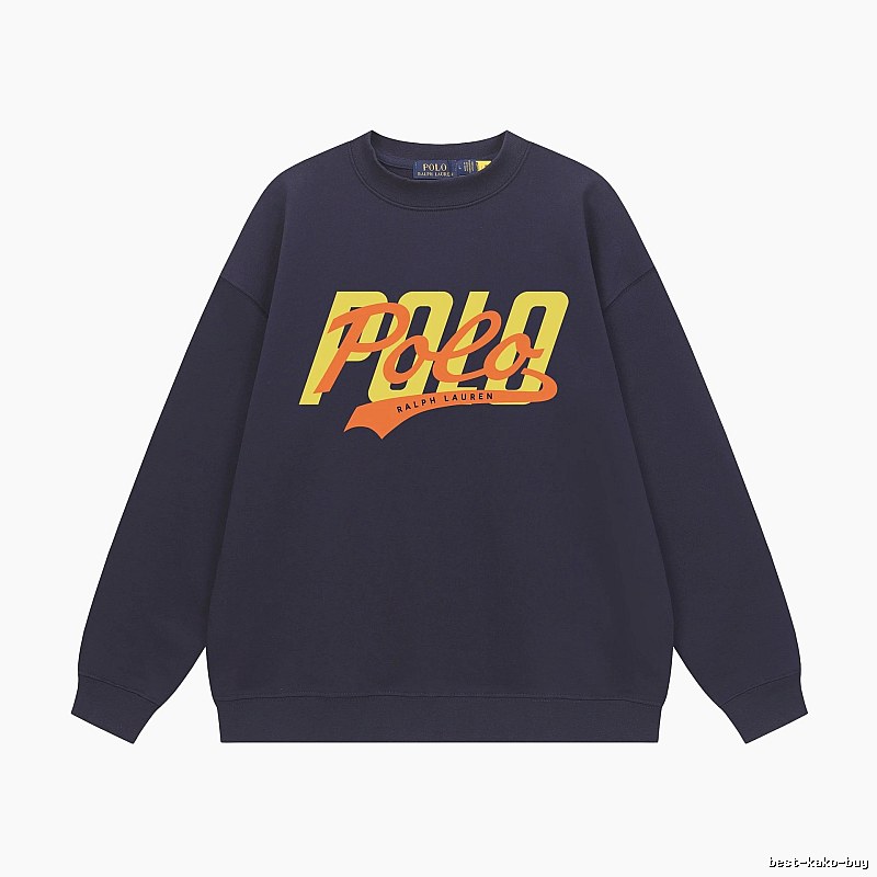Ralph Lauren Polo Series Fashion Navy Blue Sweatshirt