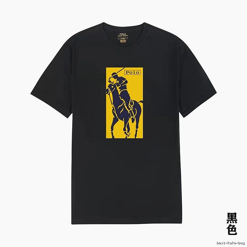 Ralph Lauren Polo-style black T-shirt