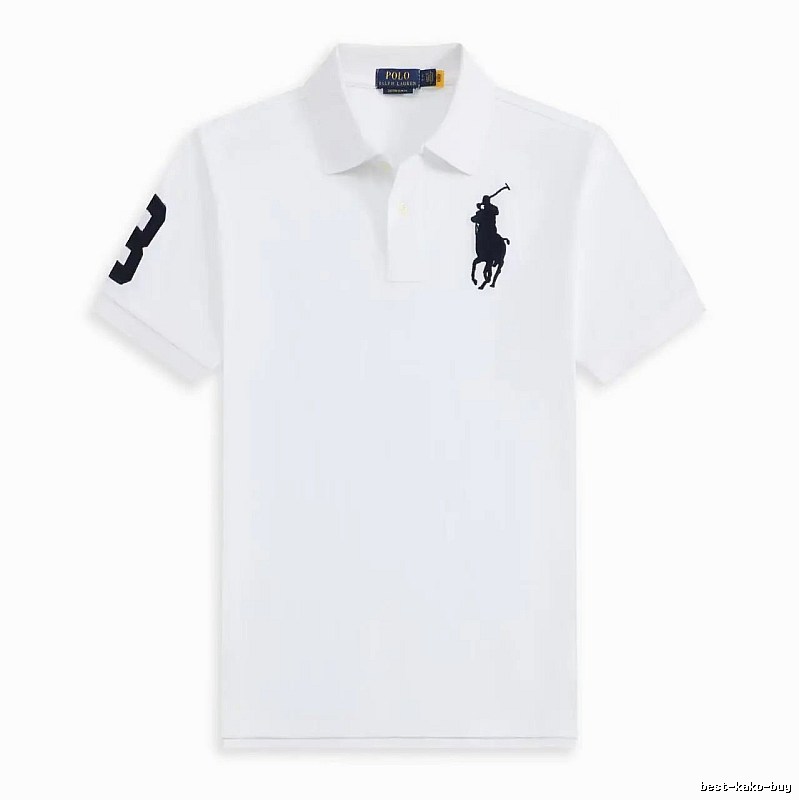 Ralph Lauren Polo White Minimalist Style T-shirt