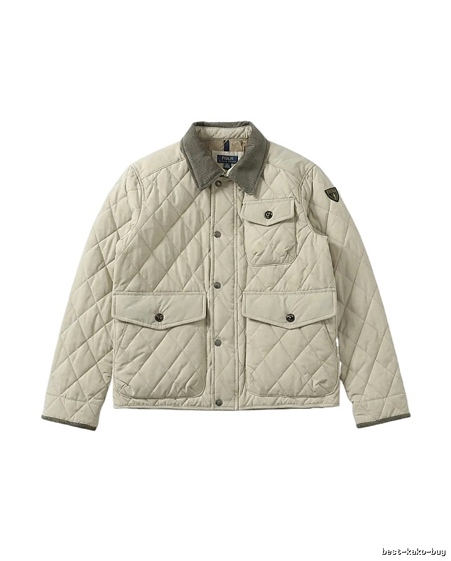 Ralph Lauren quilted retro-style cotton jacket