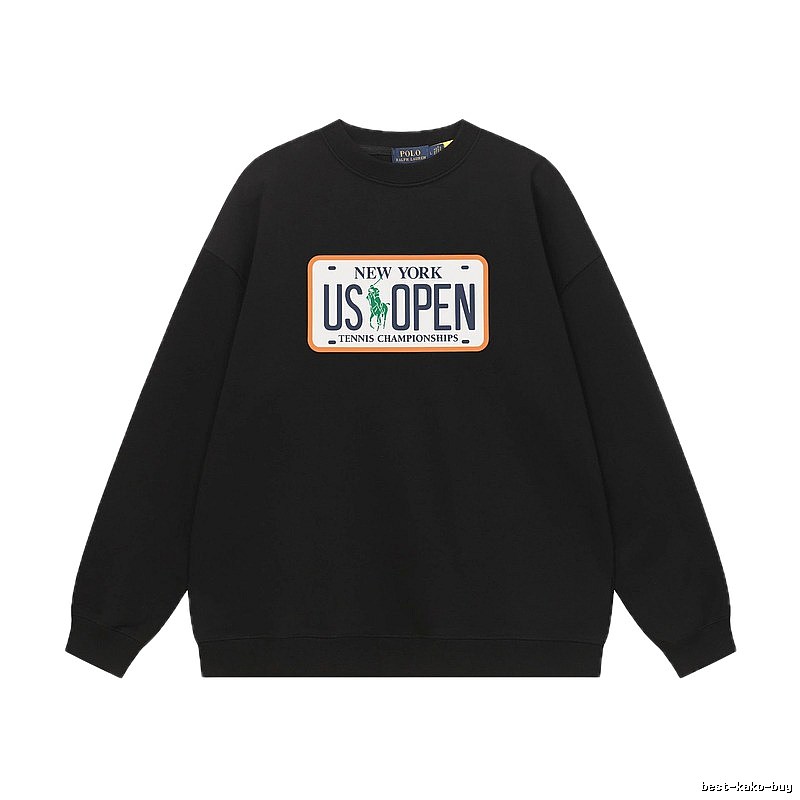 Ralph Lauren US OPEN Black Sweatshirt