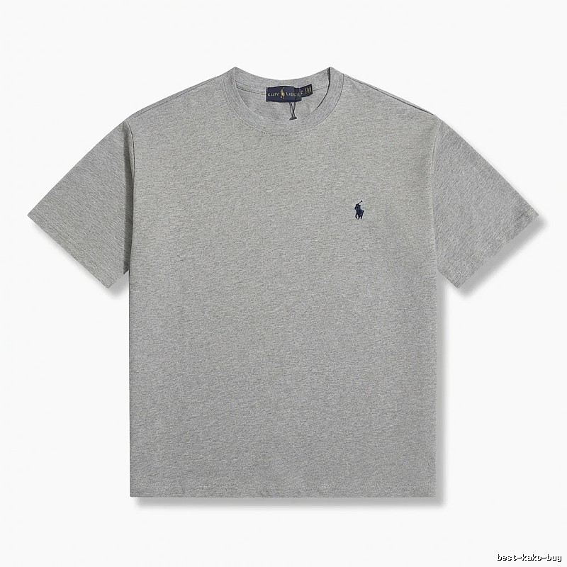 Ralph Lauren's classic and simple style gray T-shirt.