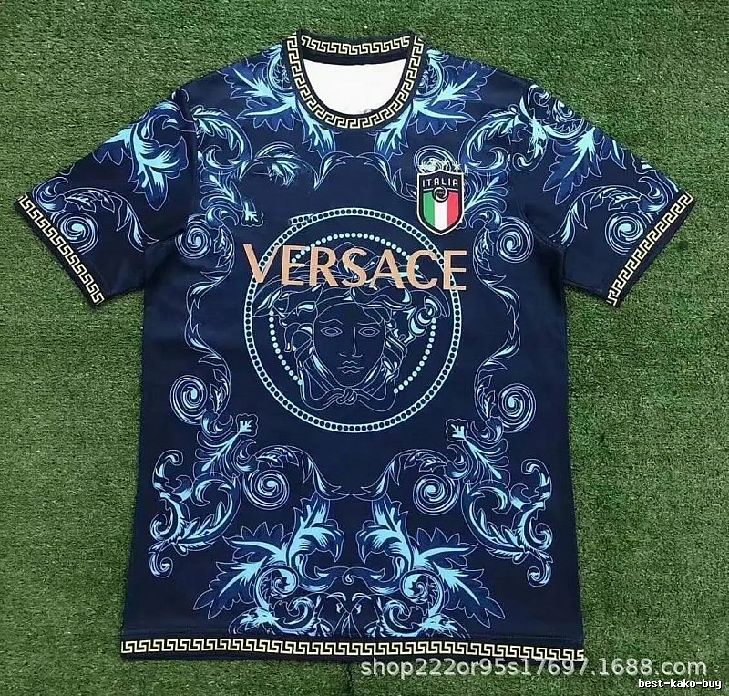 Real Madrid Blue Dragon Soccer Jersey Poolside Style