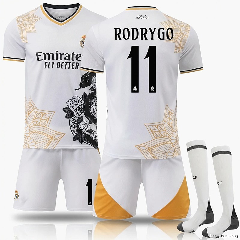 Real Madrid white trendy sportswear