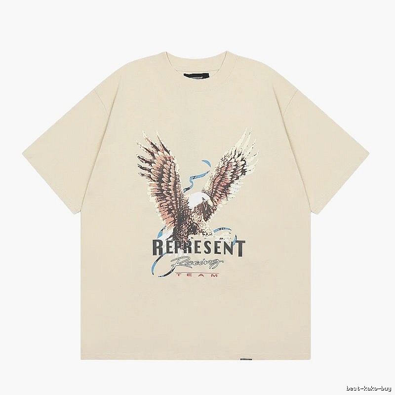 Represent Flying Eagle Vintage Beige T-Shirt