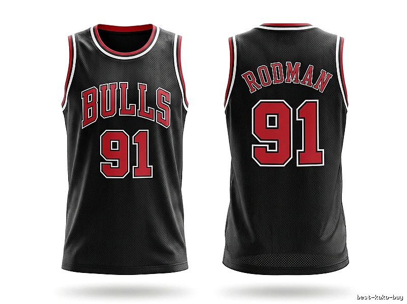 Retro-style jersey of Dennis Rodman of the Michael Jordan