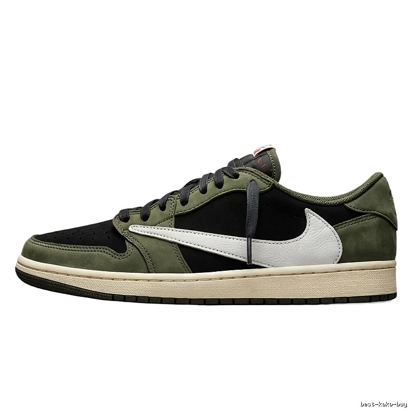 Retro-style olive green of Jordan 1